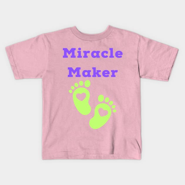 Miracle Maker Surrogate Mother Cute T-shirt Kids T-Shirt by Trend Spotter Design